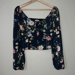 Floral Abercrombie blouse